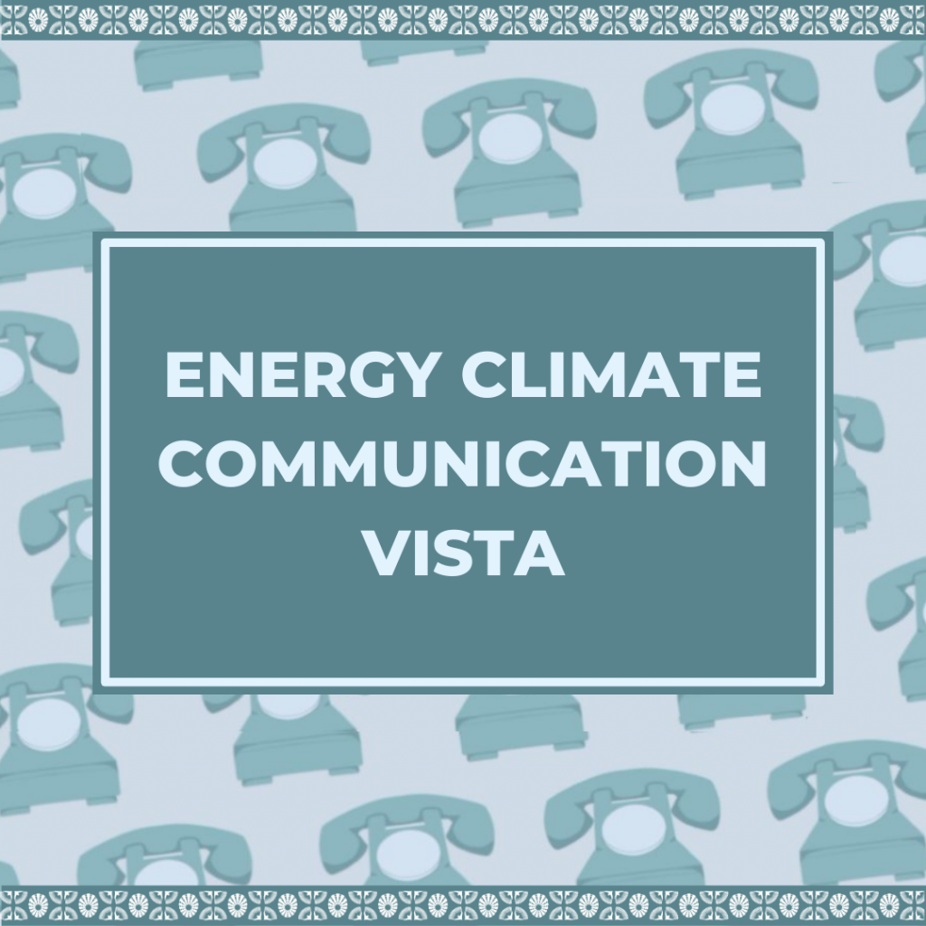 energy climate communication vista